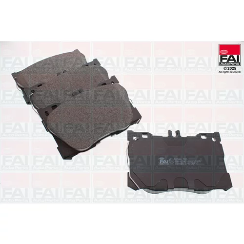 Sada brzdových platničiek kotúčovej brzdy FAI AutoParts BP384