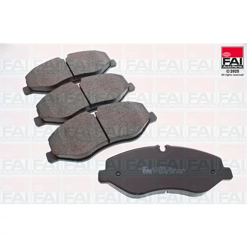 Sada brzdových platničiek kotúčovej brzdy FAI AutoParts BP414