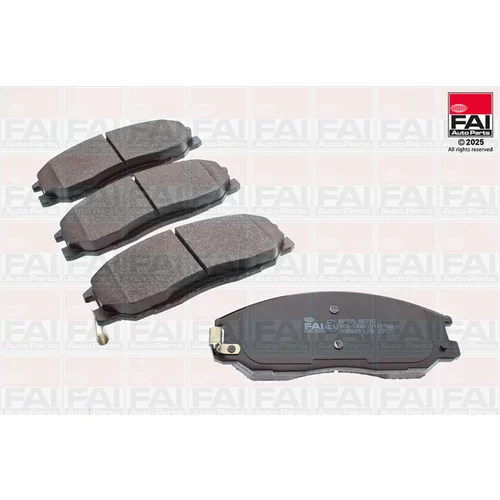 Sada brzdových platničiek kotúčovej brzdy FAI AutoParts BP705