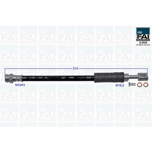 Brzdová hadica FAI AutoParts FPBH215