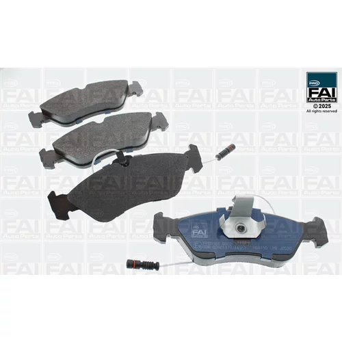 Sada brzdových platničiek kotúčovej brzdy FAI AutoParts FPBP164