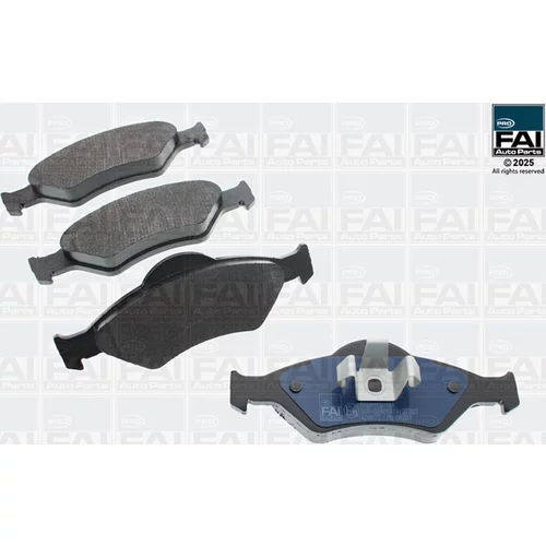 Sada brzdových platničiek kotúčovej brzdy FAI AutoParts FPBP179
