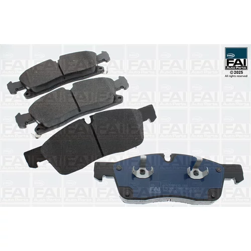 Sada brzdových platničiek kotúčovej brzdy FAI AutoParts FPBP470