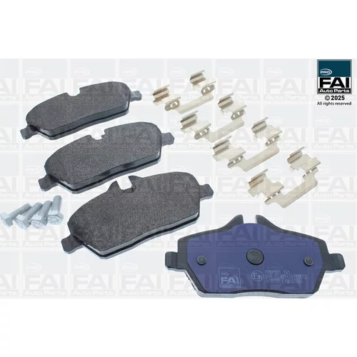 Sada brzdových platničiek kotúčovej brzdy FAI AutoParts FPBP551