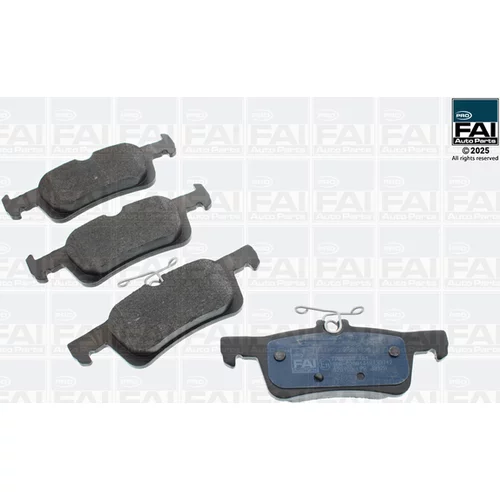 Sada brzdových platničiek kotúčovej brzdy FAI AutoParts FPBP569