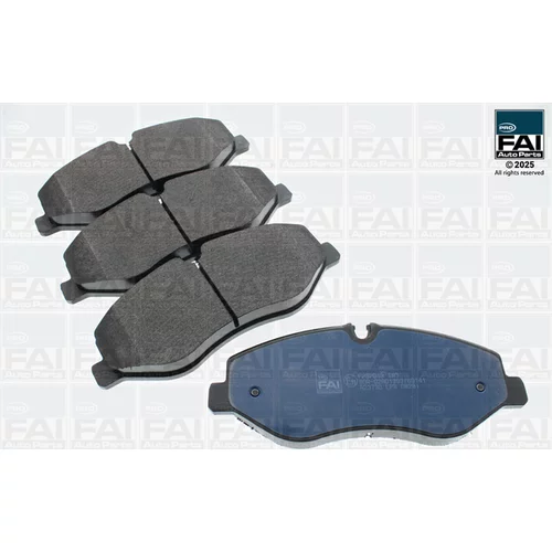 Sada brzdových platničiek kotúčovej brzdy FAI AutoParts FPBP643