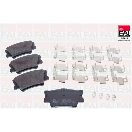 Sada brzdových platničiek kotúčovej brzdy FAI AutoParts BP292