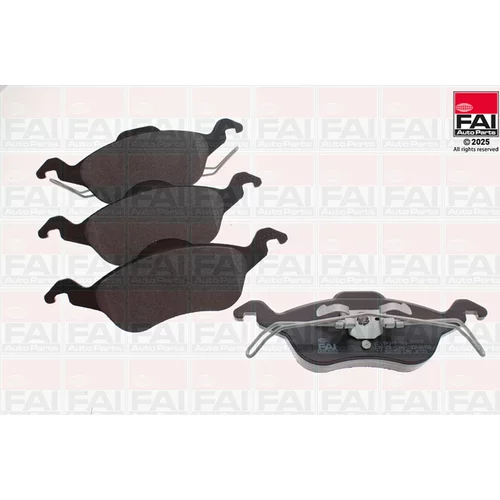 Sada brzdových platničiek kotúčovej brzdy FAI AutoParts BP317