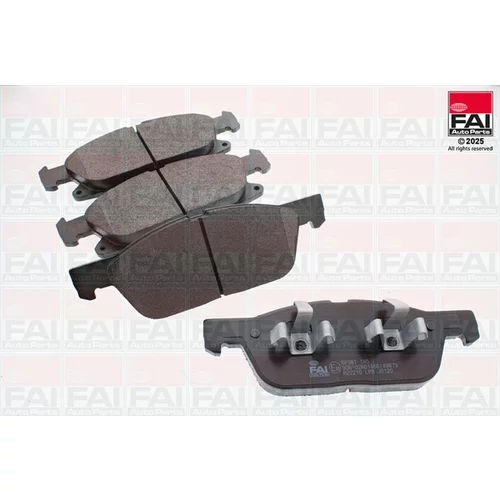 Sada brzdových platničiek kotúčovej brzdy FAI AutoParts BP387
