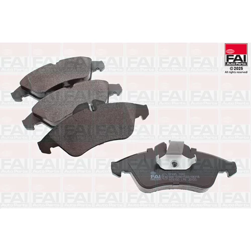 Sada brzdových platničiek kotúčovej brzdy FAI AutoParts BP495