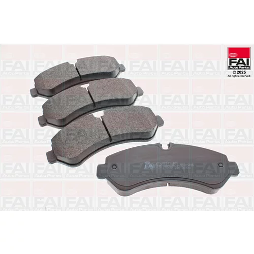 Sada brzdových platničiek kotúčovej brzdy FAI AutoParts BP611