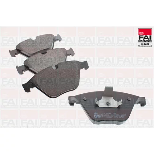 Sada brzdových platničiek kotúčovej brzdy FAI AutoParts BP686