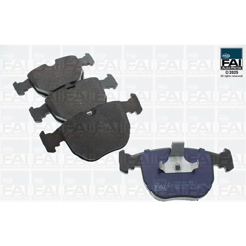Sada brzdových platničiek kotúčovej brzdy FAI AutoParts FPBP121