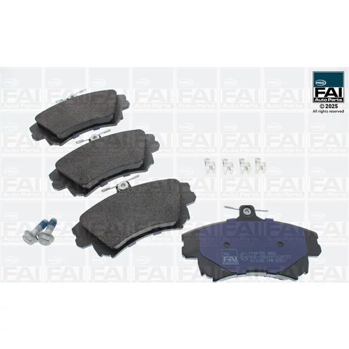 Sada brzdových platničiek kotúčovej brzdy FAI AutoParts FPBP155