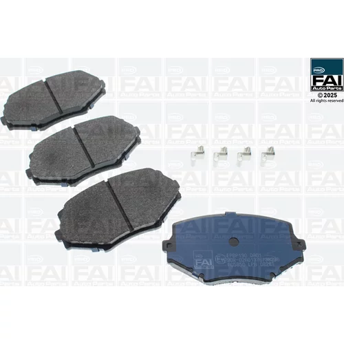Sada brzdových platničiek kotúčovej brzdy FAI AutoParts FPBP190