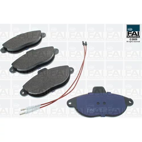 Sada brzdových platničiek kotúčovej brzdy FAI AutoParts FPBP253