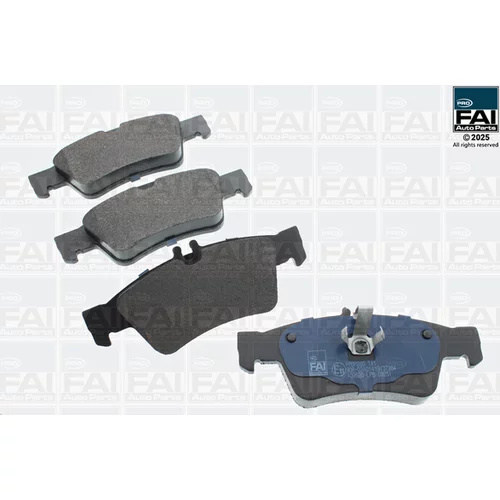 Sada brzdových platničiek kotúčovej brzdy FAI AutoParts FPBP280