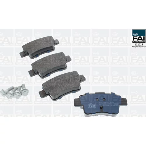 Sada brzdových platničiek kotúčovej brzdy FAI AutoParts FPBP372