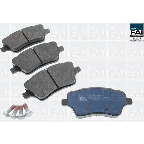 Sada brzdových platničiek kotúčovej brzdy FAI AutoParts FPBP534