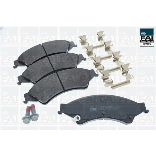 Sada brzdových platničiek kotúčovej brzdy FAI AutoParts FPBP556