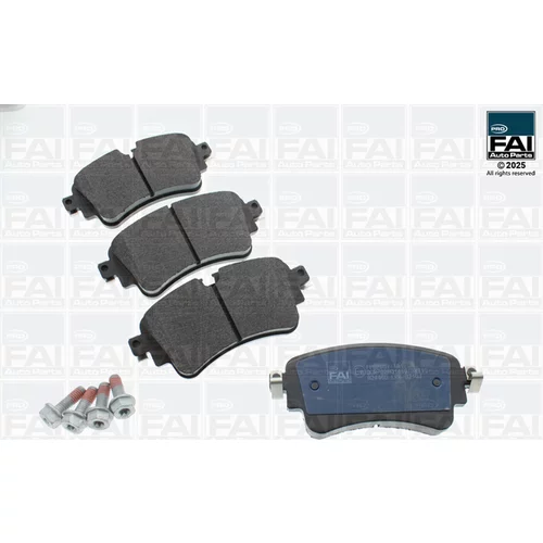Sada brzdových platničiek kotúčovej brzdy FAI AutoParts FPBP657