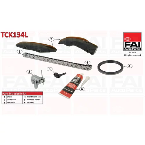 Sada rozvodovej reťaze TCK134L (FAI AutoParts) - obr. 1