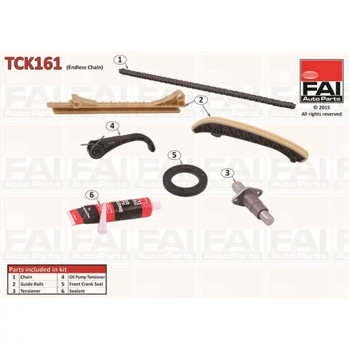 Sada rozvodovej reťaze TCK161 (FAI AutoParts) - obr. 1