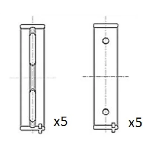 Ložisko kľukového hriadeľa FAI AutoParts BM1050-STD