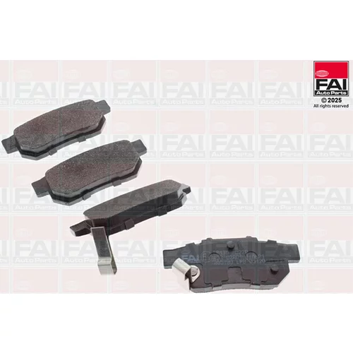Sada brzdových platničiek kotúčovej brzdy FAI AutoParts BP175