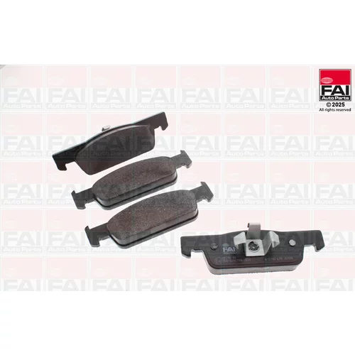 Sada brzdových platničiek kotúčovej brzdy FAI AutoParts BP216