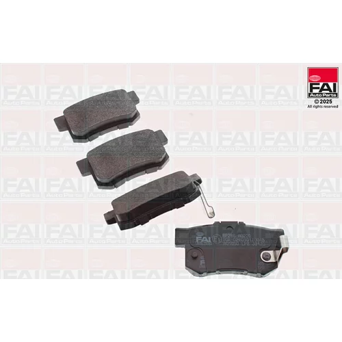 Sada brzdových platničiek kotúčovej brzdy FAI AutoParts BP286