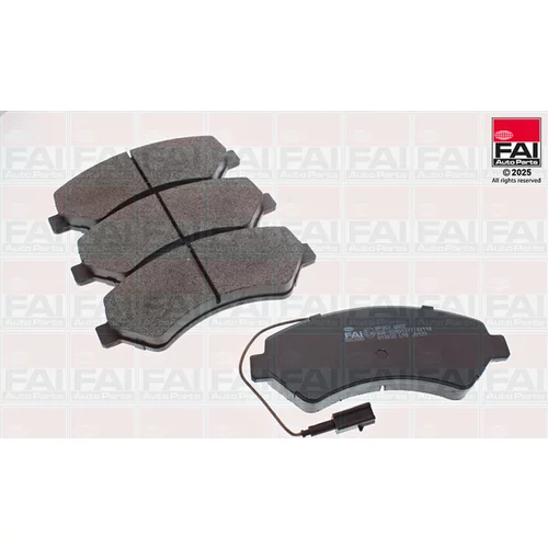 Sada brzdových platničiek kotúčovej brzdy FAI AutoParts BP357