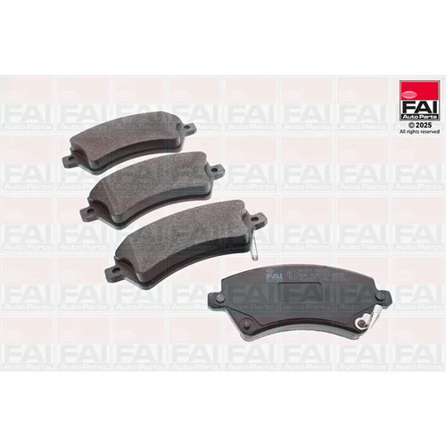 Sada brzdových platničiek kotúčovej brzdy FAI AutoParts BP371
