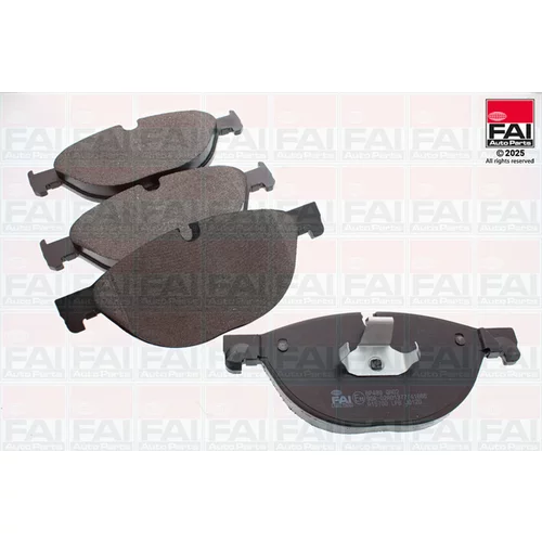 Sada brzdových platničiek kotúčovej brzdy FAI AutoParts BP489