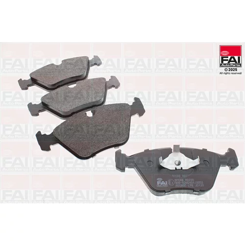 Sada brzdových platničiek kotúčovej brzdy FAI AutoParts BP688