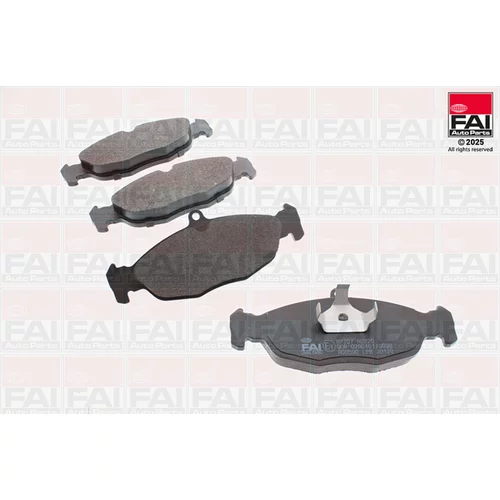 Sada brzdových platničiek kotúčovej brzdy FAI AutoParts BP707