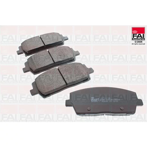 Sada brzdových platničiek kotúčovej brzdy FAI AutoParts BP713
