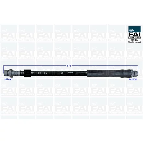 Brzdová hadica FAI AutoParts FPBH186