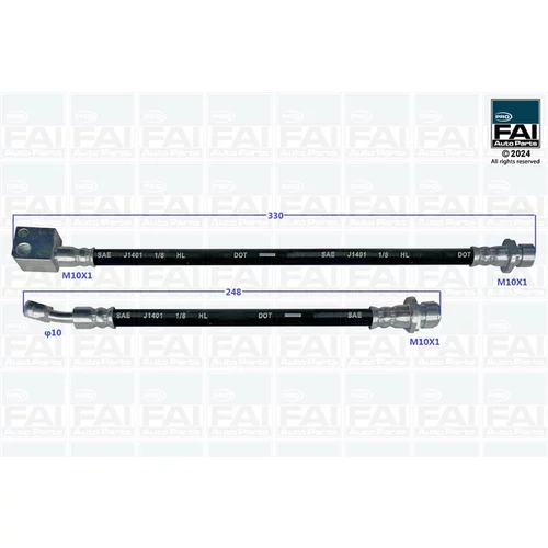 Brzdová hadica FAI AutoParts FPBH268