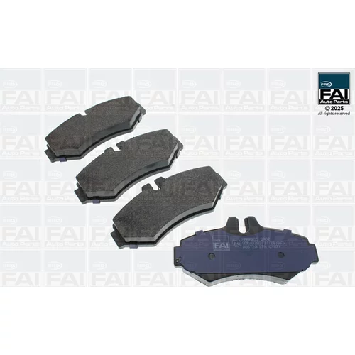 Sada brzdových platničiek kotúčovej brzdy FAI AutoParts FPBP205