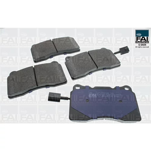 Sada brzdových platničiek kotúčovej brzdy FAI AutoParts FPBP298