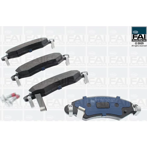 Sada brzdových platničiek kotúčovej brzdy FAI AutoParts FPBP346