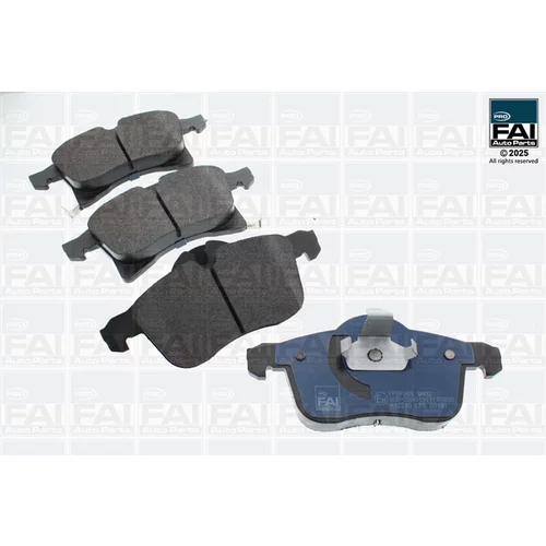 Sada brzdových platničiek kotúčovej brzdy FAI AutoParts FPBP368