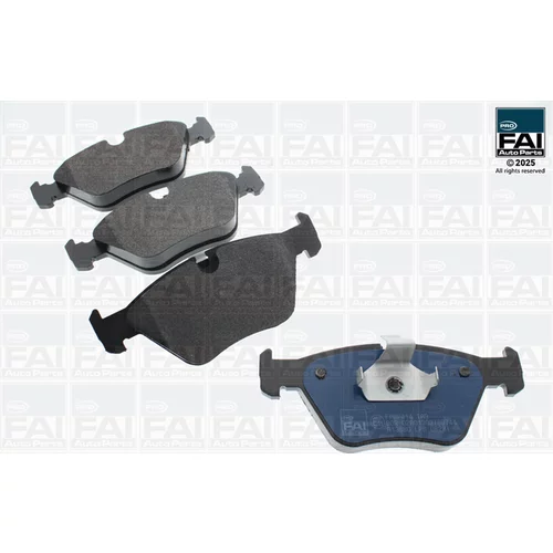 Sada brzdových platničiek kotúčovej brzdy FAI AutoParts FPBP414