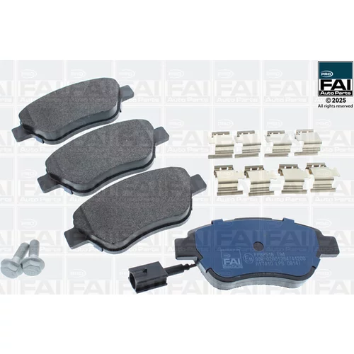 Sada brzdových platničiek kotúčovej brzdy FAI AutoParts FPBP516