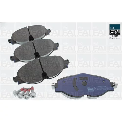 Sada brzdových platničiek kotúčovej brzdy FAI AutoParts FPBP563