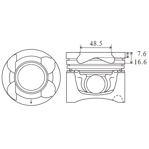 Piest FAI AutoParts PK27-050