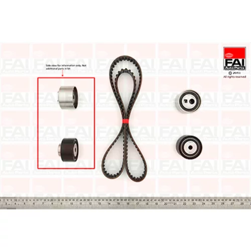 Sada ozubeného remeňa TBK186 (FAI AutoParts)