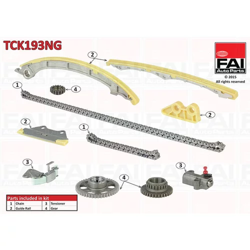 Sada rozvodovej reťaze TCK193NG (FAI AutoParts) - obr. 1