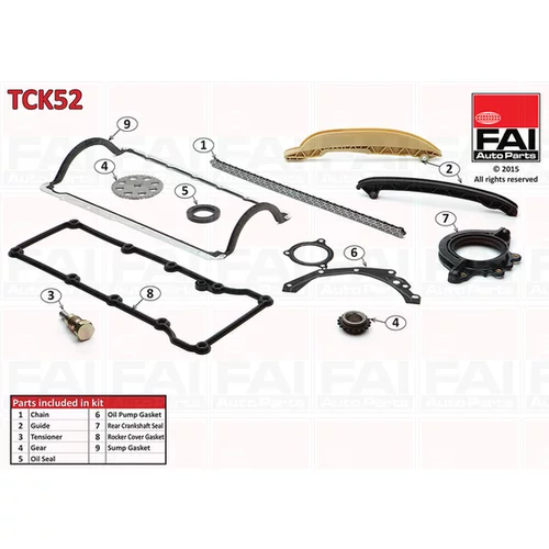 Sada rozvodovej reťaze TCK52 (FAI AutoParts) - obr. 1